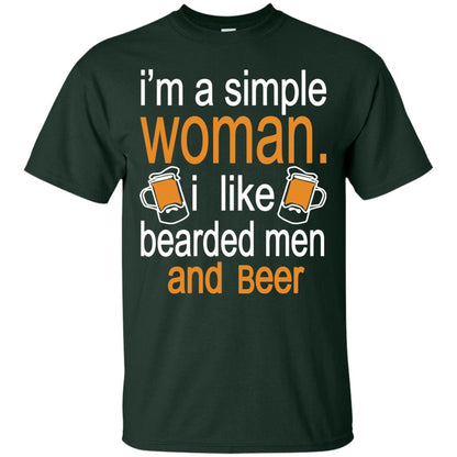 Im A Simple Woman I Like Bearded Men And Beer Forest