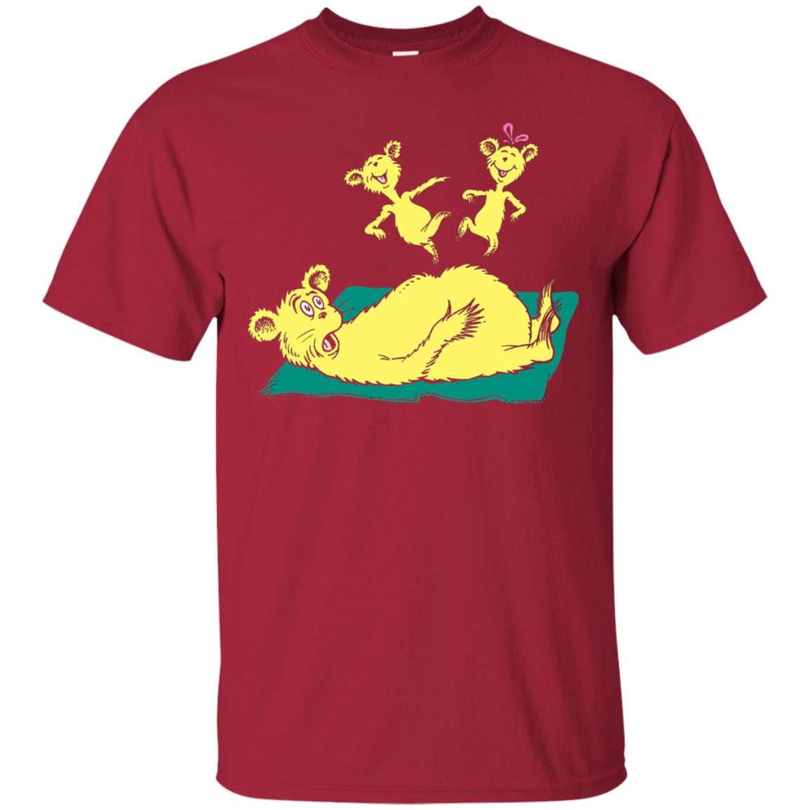 Dr. Seuss Hop On Pop Book Lover T-shirt Cardinal