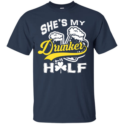 She's My Drunker Half Saint Patrick's Day T-shirt Navy