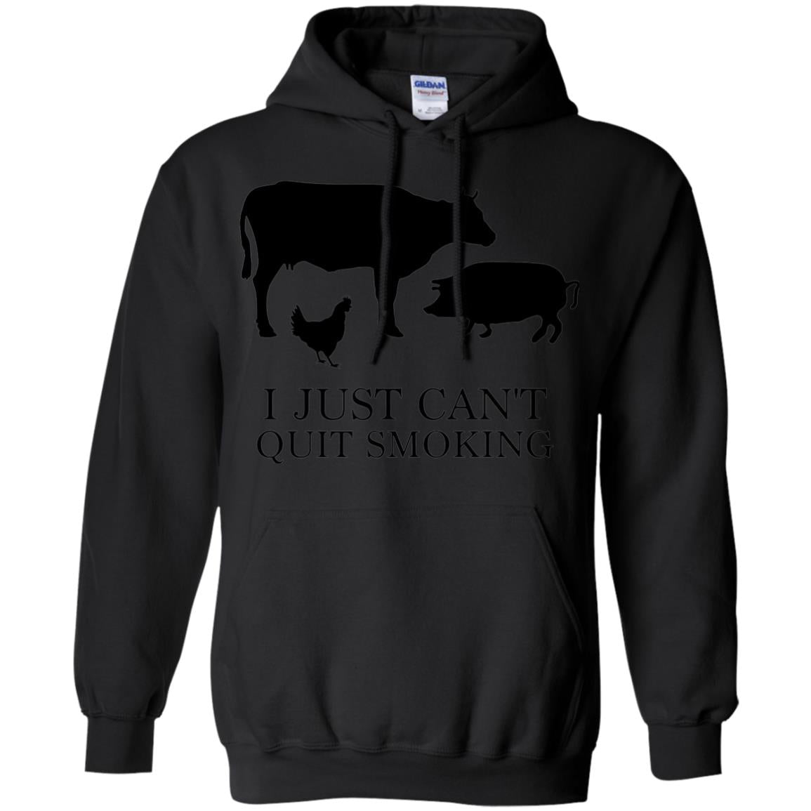 I Just Cant Quit Smoking Bar-b-que Hot And Smokey Shirt Black
