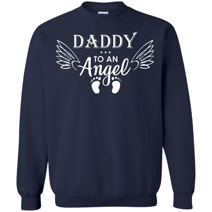 Daddy To An Angle Daddy In Heaven Shirt Navy