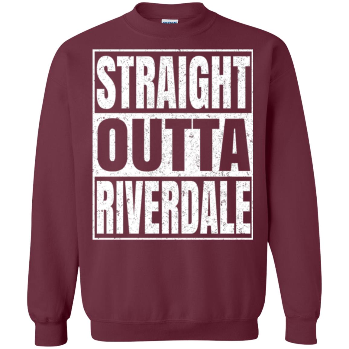 United States T-shirt Straight Outta Riverdale Maroon
