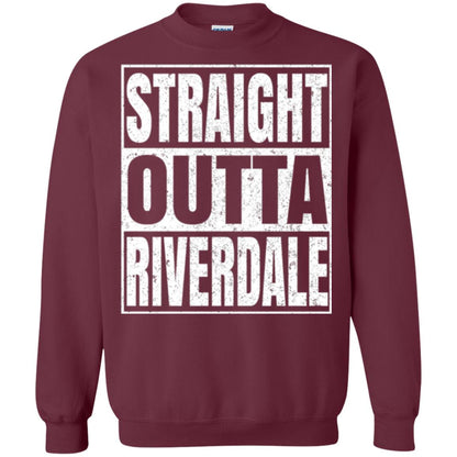 United States T-shirt Straight Outta Riverdale Maroon