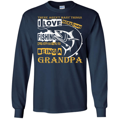 But One Of Them Is Being A Grandpa Papa T-shirt Navy