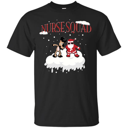 Nurse Squad Nursing X-mas Gift Shirt Black