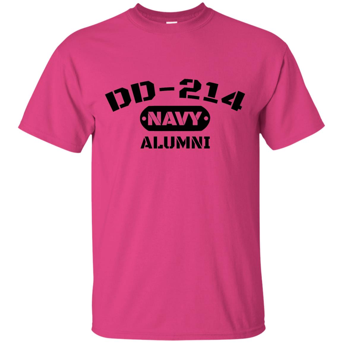 Dd-214 Us Navy Alumni T-shirt Heliconia