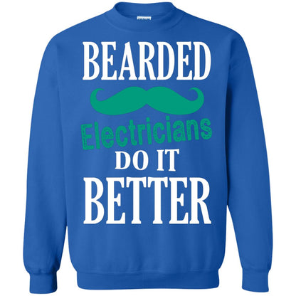 Bearded Electricians Do It Better Best Idea Shirt For Bearded Electricians Royal
