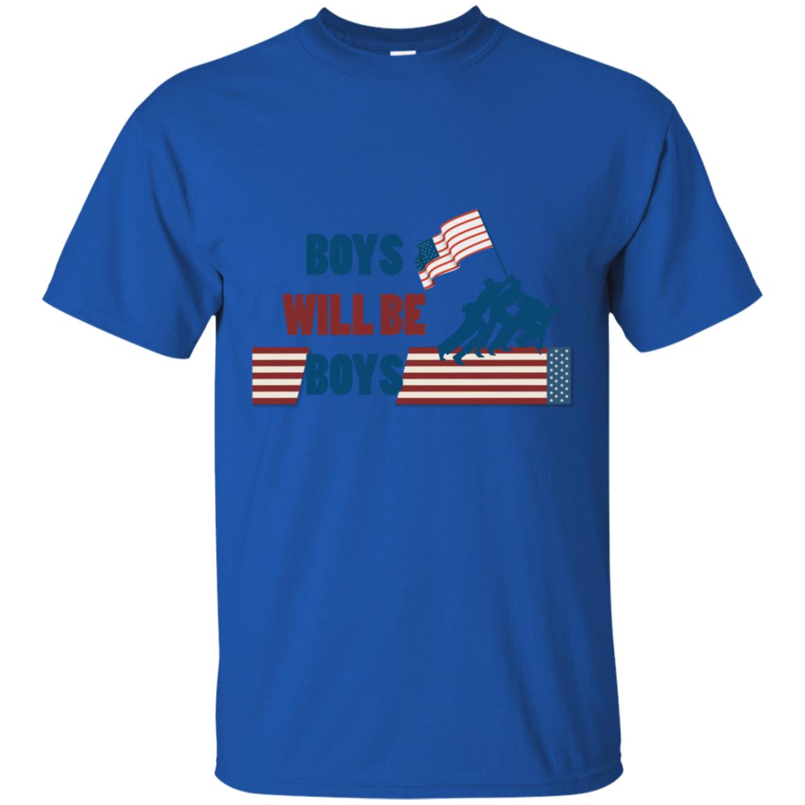 Boys Will Be Boys Military Shirt Royal