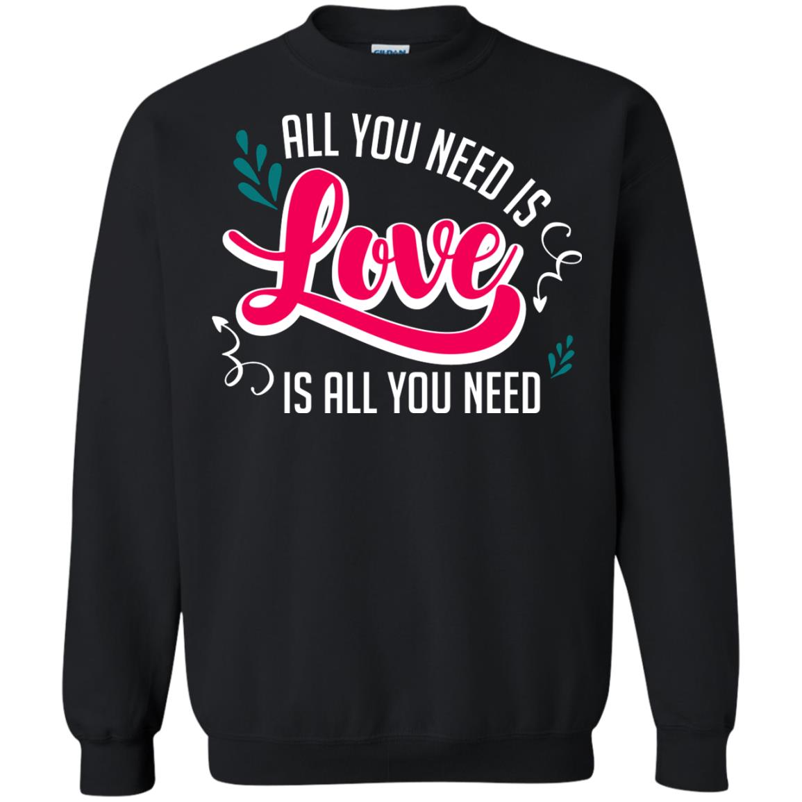 All You Need Is Love T-shirt Black