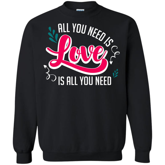 All You Need Is Love T-shirt Black