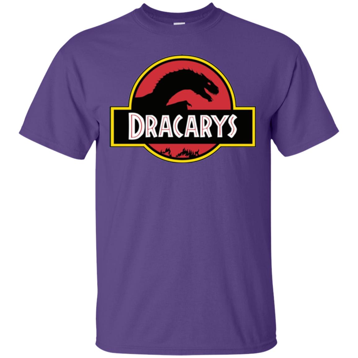 Dracarys Dragon Dinosaur T-shirt Purple