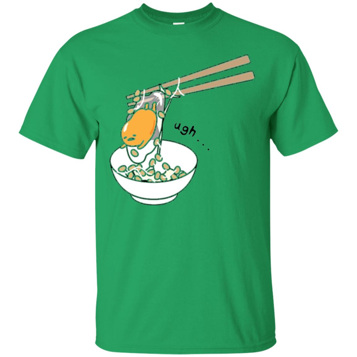 Gudetama Chopsticks T-shirt Irish Green