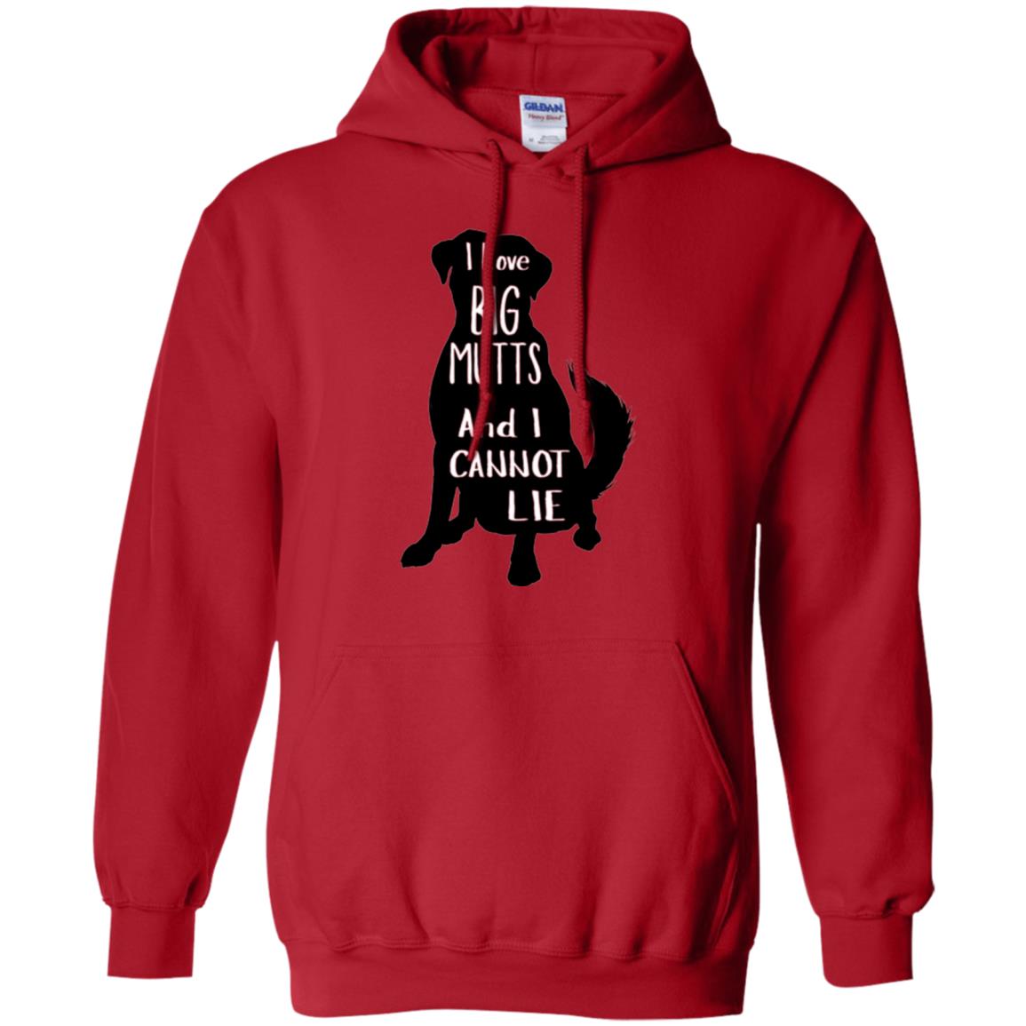 Dog Lovers T-shirt I Love Big Mutts And I Don_t Lie Red
