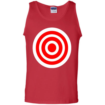Funny Practice Bulls Eye Board Game Target T-shirt Red