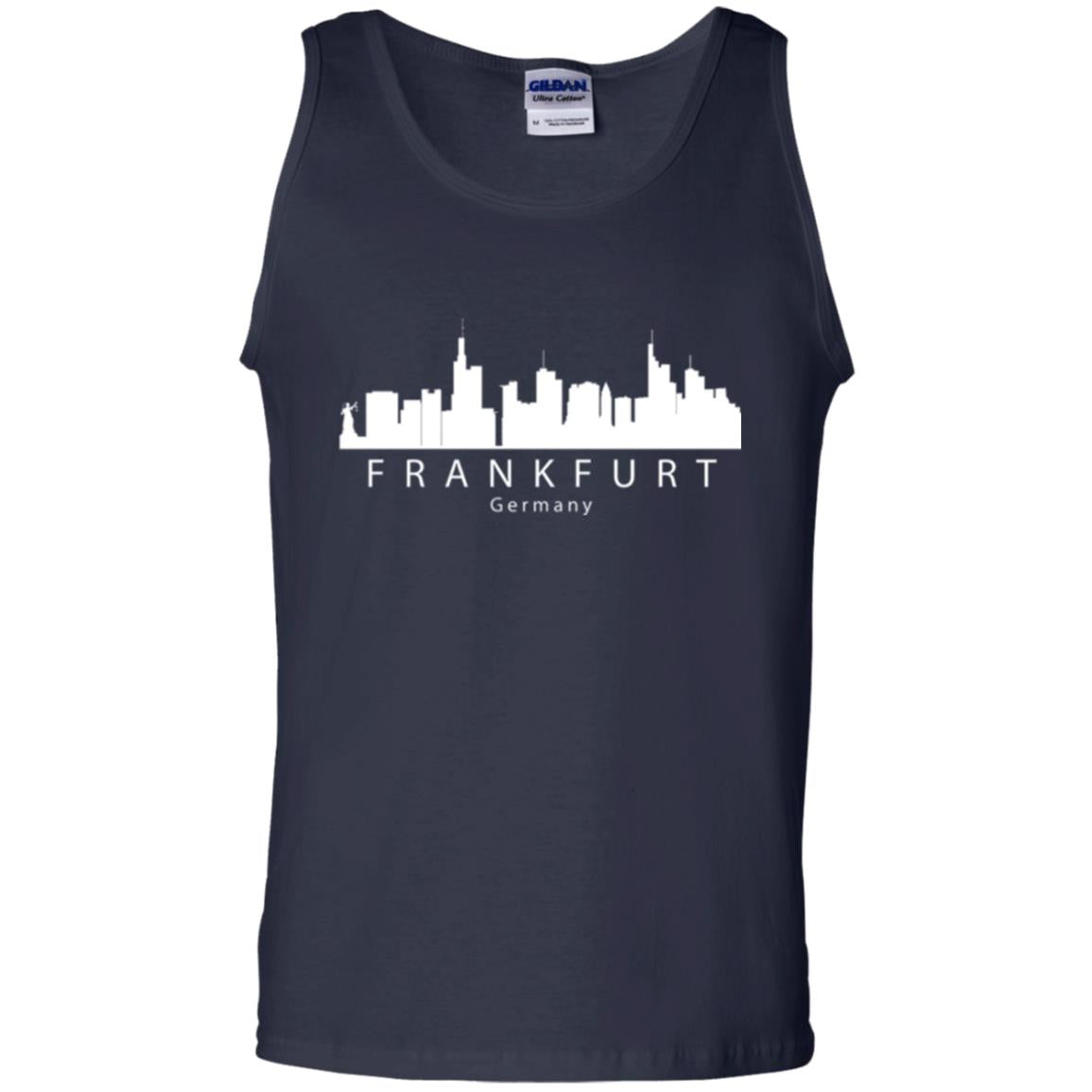 Frankfurt Germany Skyline T-shirt Navy