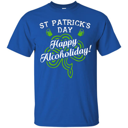 St. Patrick's Day T-shirt Happy Alcoholiday Royal