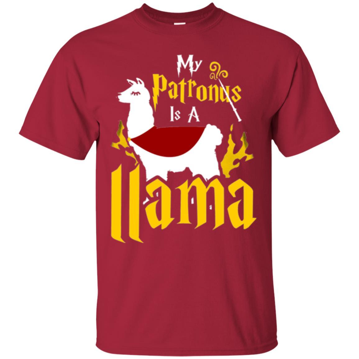 My Patronus Is A Llama T-shirt Cardinal