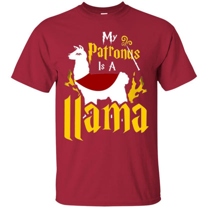 My Patronus Is A Llama T-shirt Cardinal