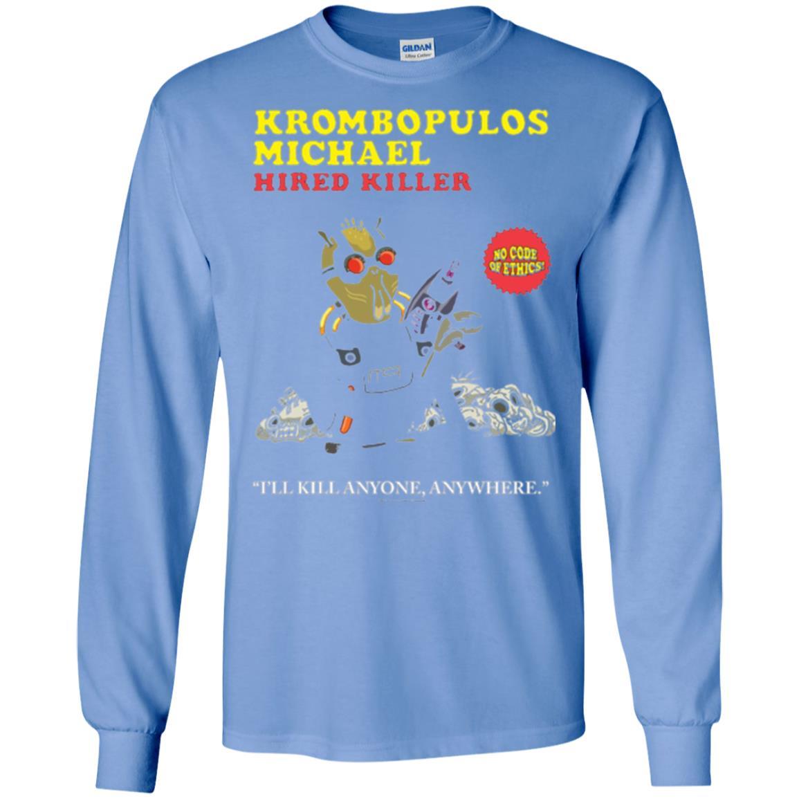 Film T-shirt Krombopulos Michael Hired Killer Carolina Blue