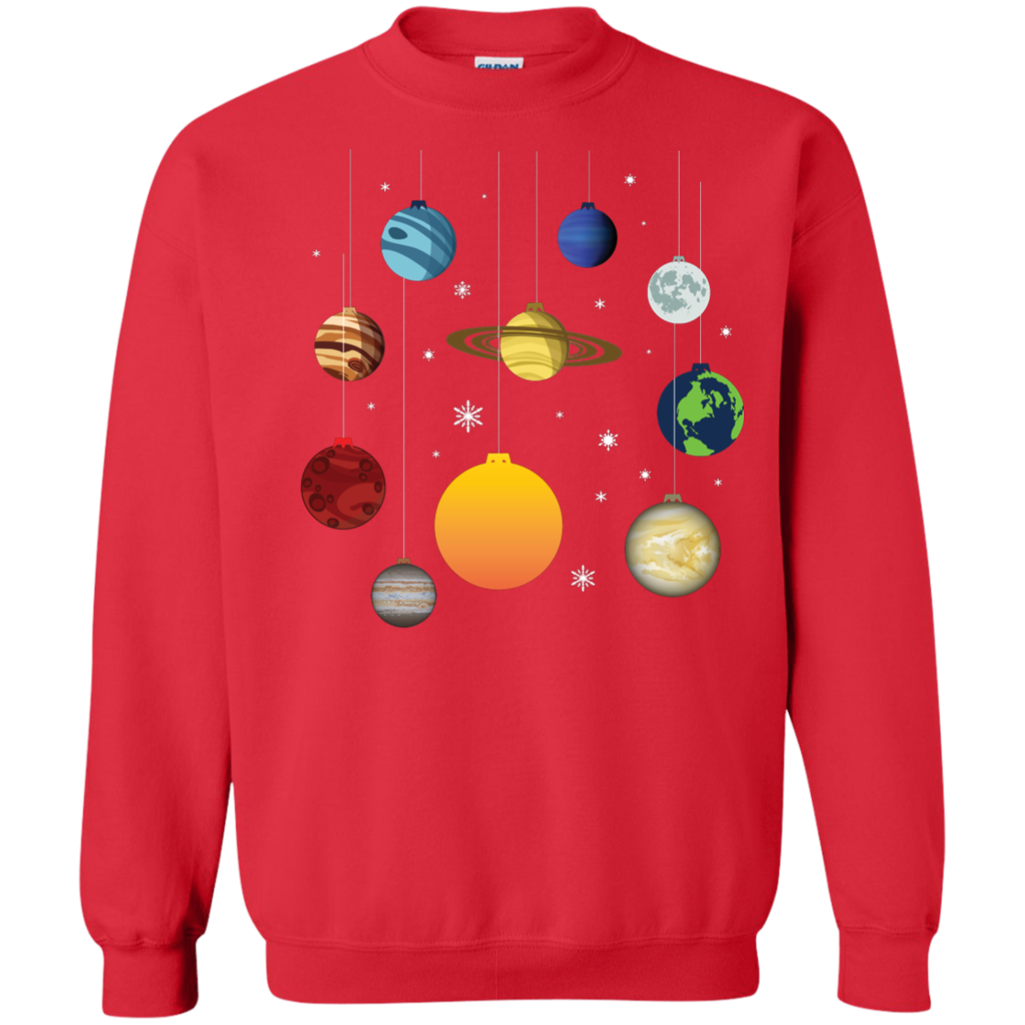 Christmas T-shirt Joy To Universe Christmas Red