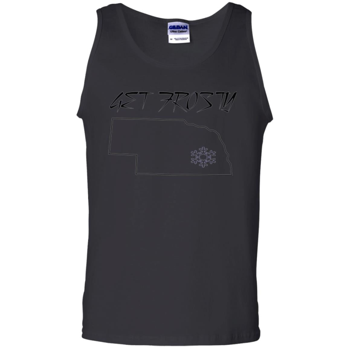 Christmas T-shirt Get Frosty Nebraska Football Black