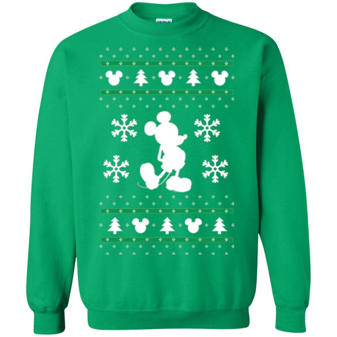Christmas T-shirt Mickey Mouse Irish Green