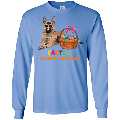 Easter German Shepherd Dog Lover T-shirt For Easter Carolina Blue