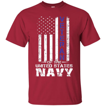 Us Navy Veteran T-shirt Cardinal