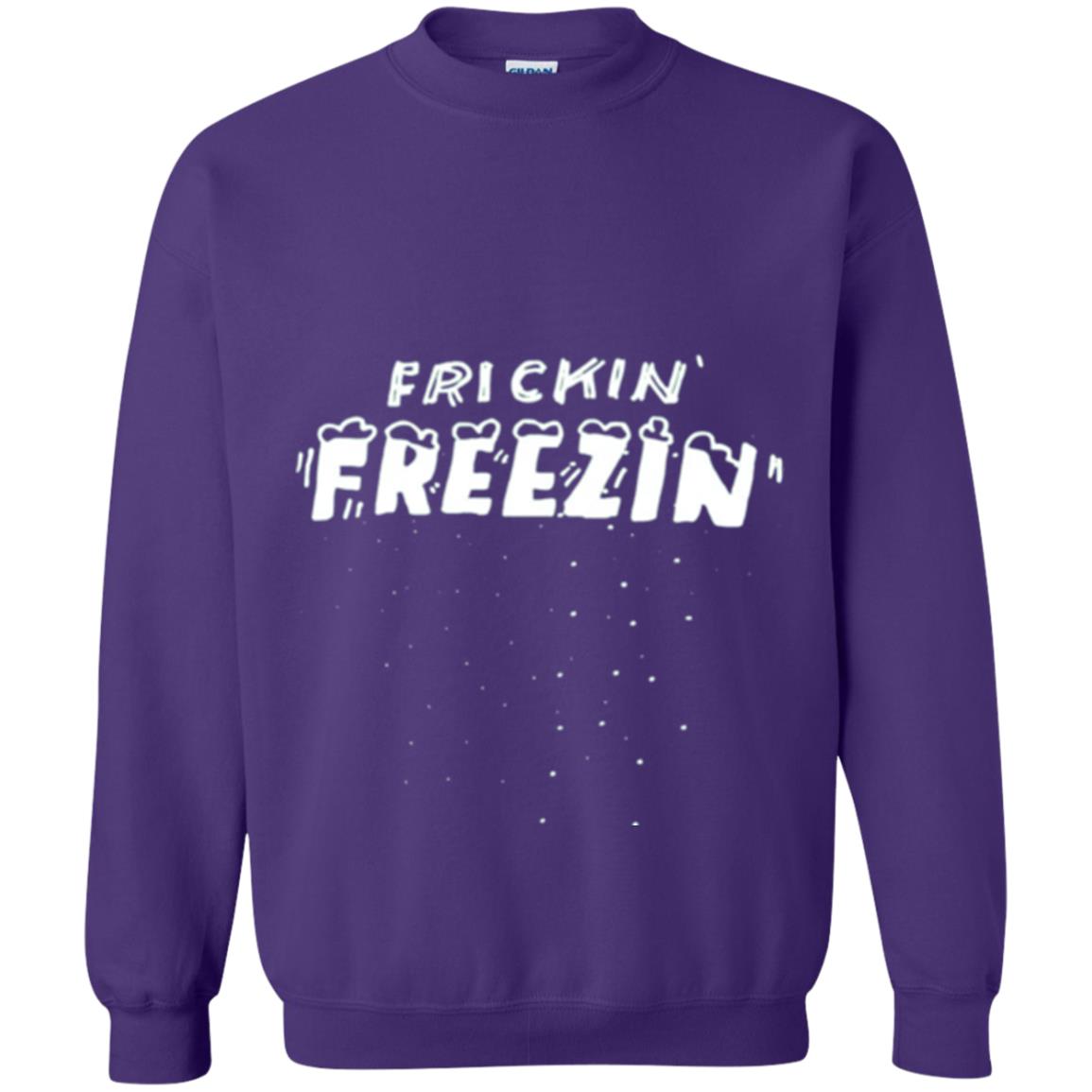 Funny Frickin_ Freezin_ T-shirt Purple
