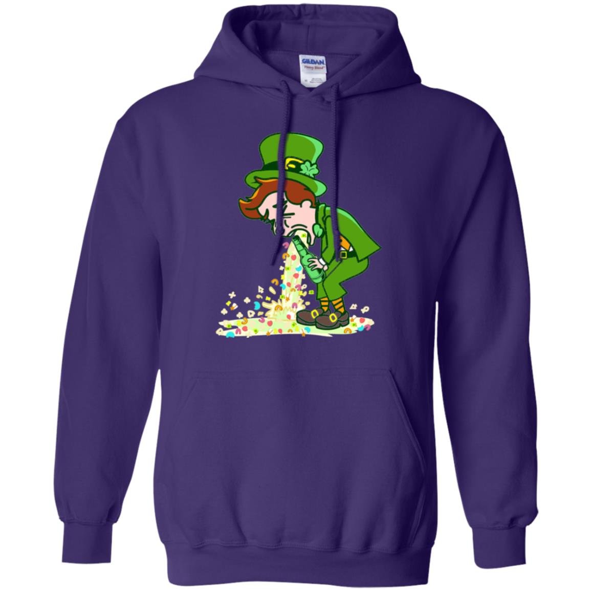 Saint Patty's Day Leprechaun St. Patricks Day T-shirt Purple