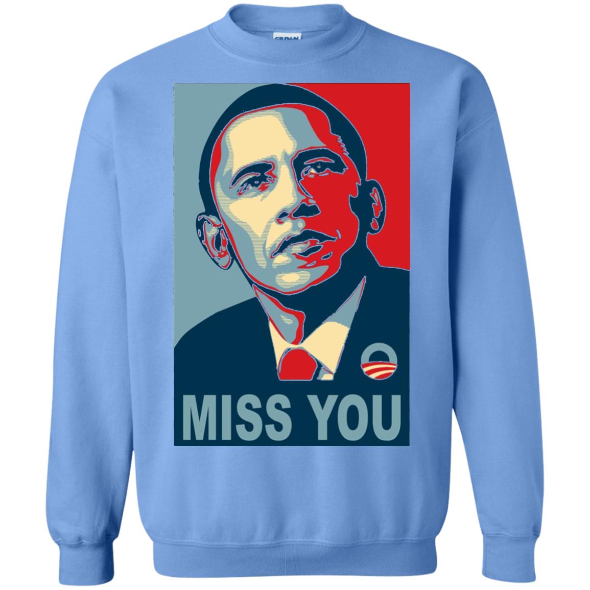 American President Miss You Political T-shirt Carolina Blue