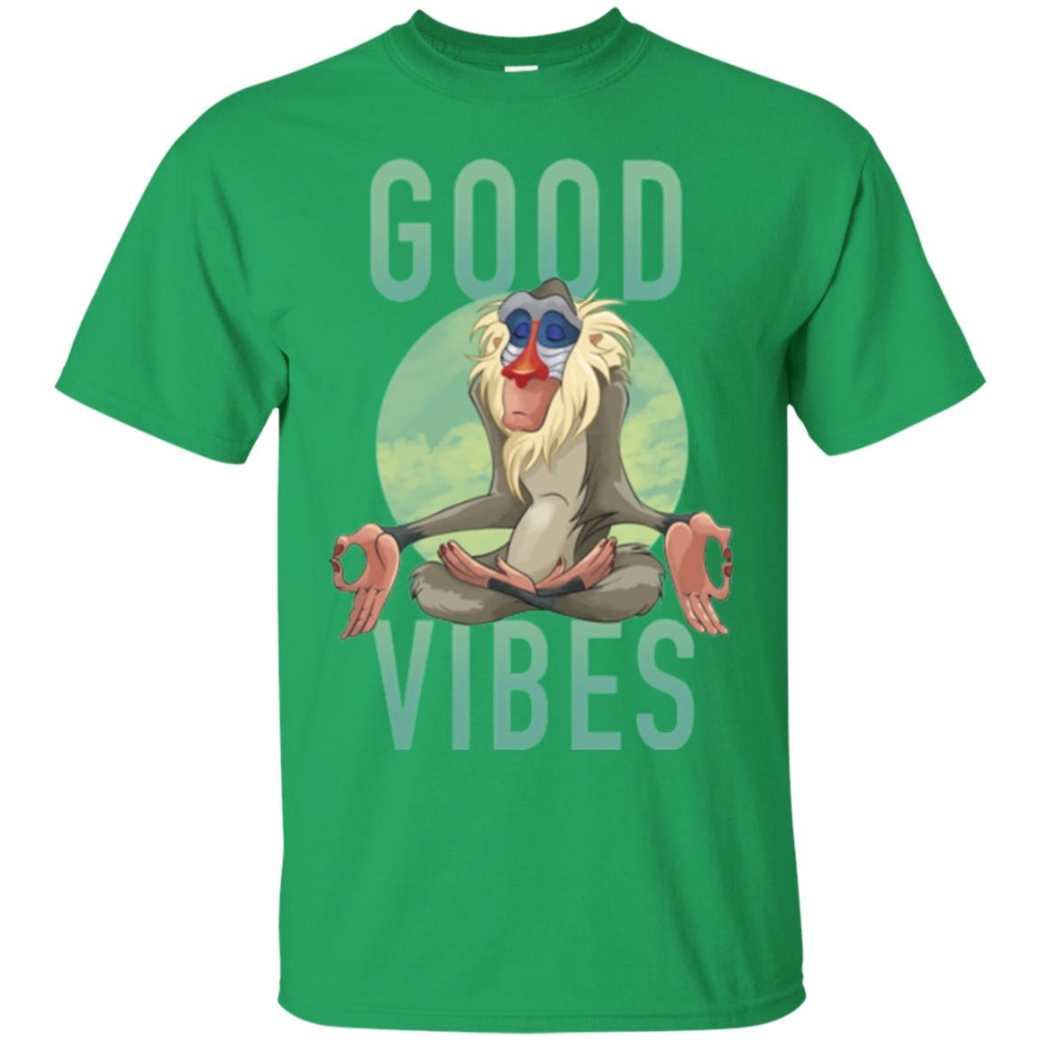 Rafiki Meditate Good Vibes T-shirt Irish Green