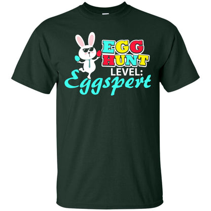 Egg Hunt Level Eggspert Easter Holiday T-shirt Forest