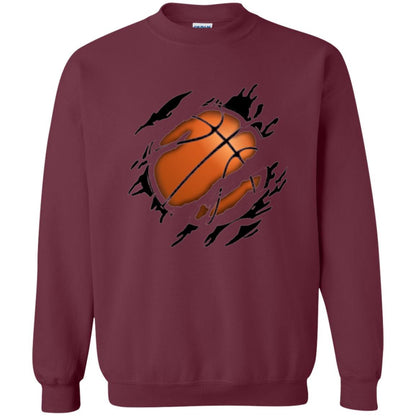 Basketball Lover T-shirt Basketball In Me Maroon