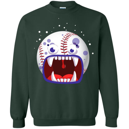 Baseball Halloween Shirt Forest Green