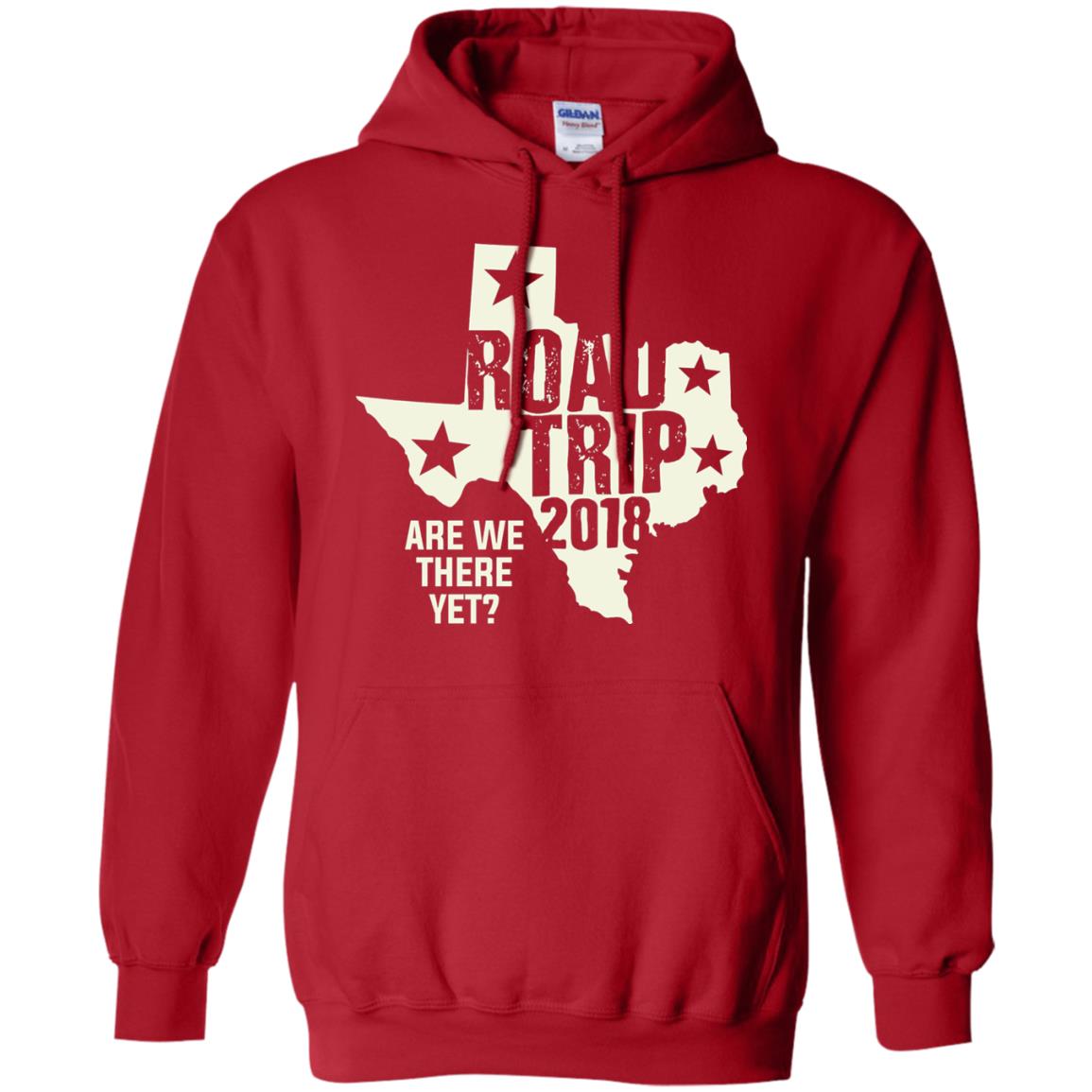 Texas Road Trip 2018 Funny Family Vacation Shirt Red