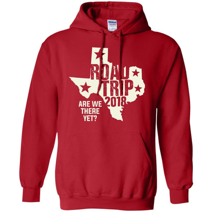 Texas Road Trip 2018 Funny Family Vacation Shirt Red
