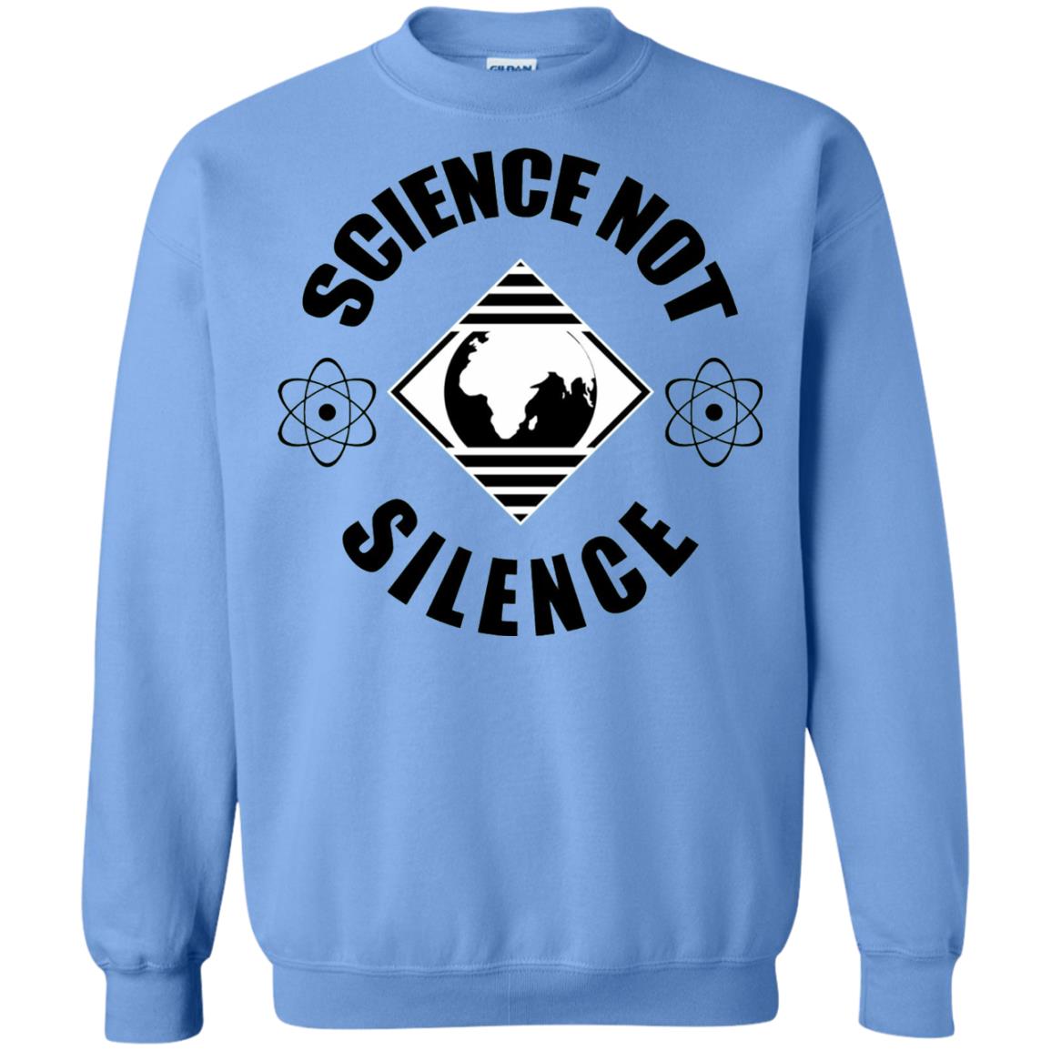 Scientist T-shirt Science Not Silence T-shirt Carolina Blue