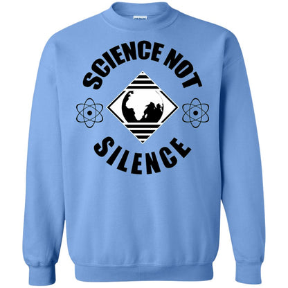 Scientist T-shirt Science Not Silence T-shirt Carolina Blue