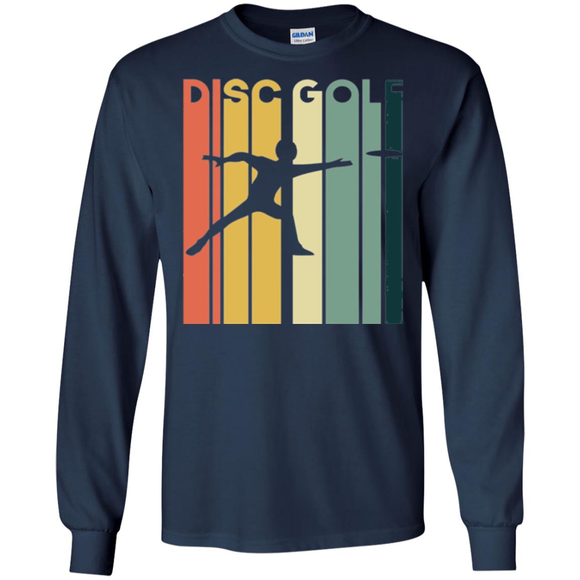 Disc Golf Retro Vintage T-shirt Navy