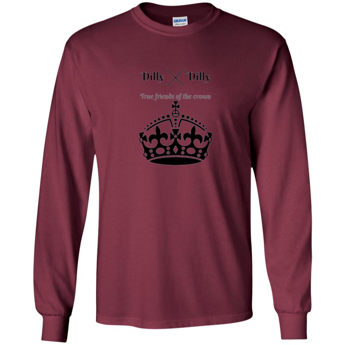 Dilly Dilly True Friends Of The Crown T-shirt Maroon