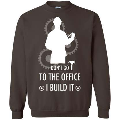 Engineer T-shirt I Don't Go To The Office I Build It Dark Chocolate