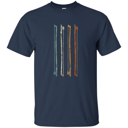 String Player T-shirt Vintage Retro 70s Orchestra Navy