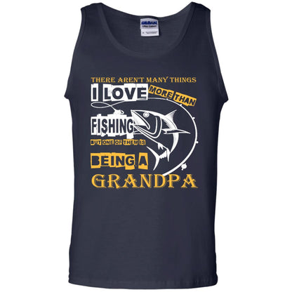But One Of Them Is Being A Grandpa Papa T-shirt Navy