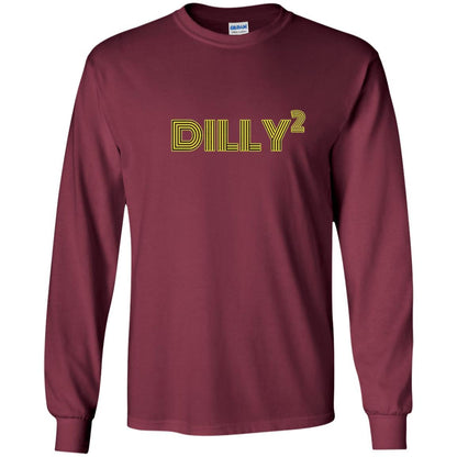 Christmas T-shirt Dilly Squared Maroon