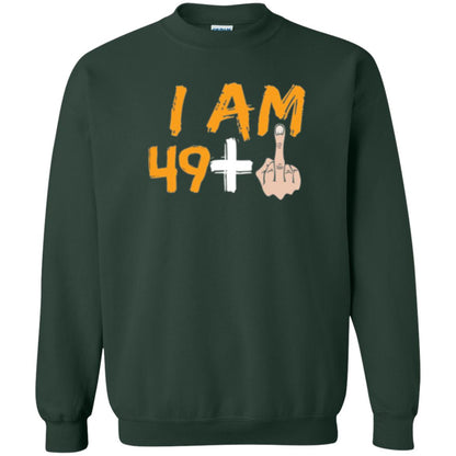 50th Birthday T Shirt I Am 49 Plus Forest Green