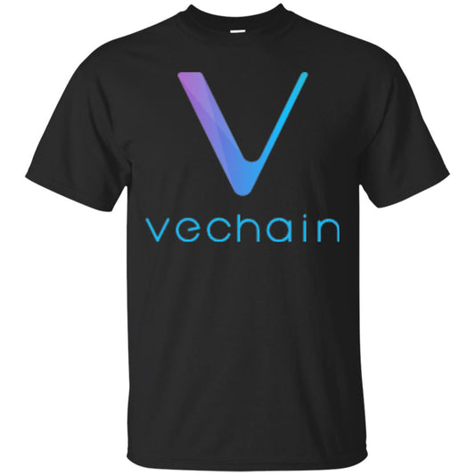 Vechain Ven Cryptocurrency Blockchain T-shirt Black