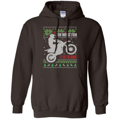 Motorbike T-shirt Oh What Fun It Is To Ride Dark Chocolate
