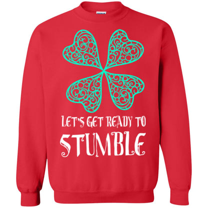 Stain Patrick's Day T-shirt Let's Get Ready To Stumble Red