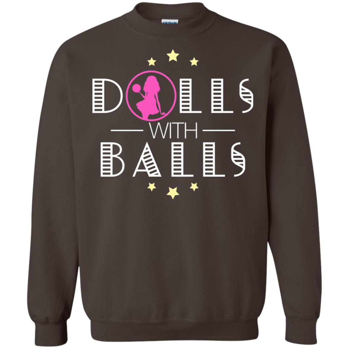 Bowling Lover T-shirt Dolls With Balls T-shirt Dark Chocolate